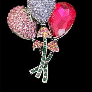 Colorful Crystal Balloon Brooch